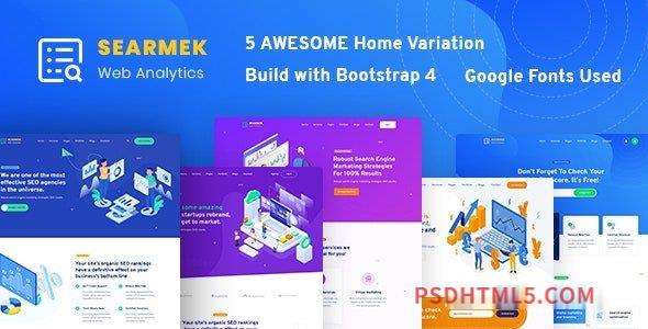 Searmek - SEO and Marketing Template-尚睿切图网