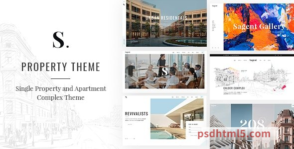 Sagen v1.2 – Single Property and Apartment Complex Theme-尚睿切图网