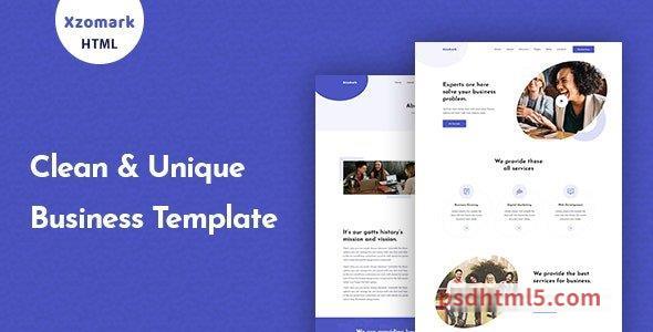 Xzomark – Corporate Business HTML Template-尚睿切图网