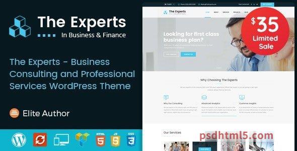 The Experts v3.2 – Business Consulting and Professional Services wordpress主题-WordPress Theme-尚睿切图网