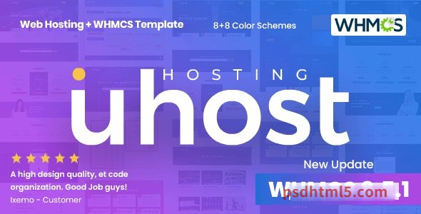 Uhost v8.1 - Web Hosting - WHMCS-尚睿切图网