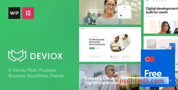 Deviox v2.1.1 - A Trendy Multi-Purpose Business Theme-尚睿切图网