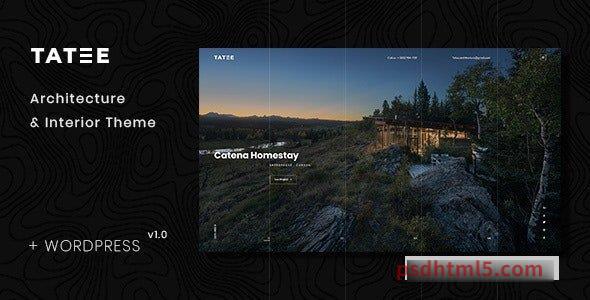 Tatee - Architecture and Building Business wordpress主题-WordPress Theme - 3 January 2023-尚睿切图网