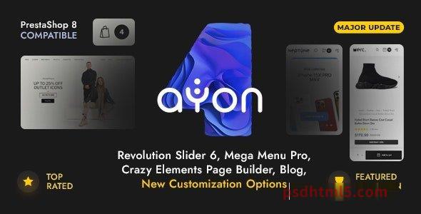 AYON v3.2.1 - Multipurpose Responsive Prestashop Theme-尚睿切图网