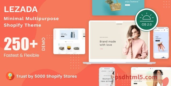 Lezada v4.0.1 - Fully Customizable Multipurpose Shopify Theme-尚睿切图网