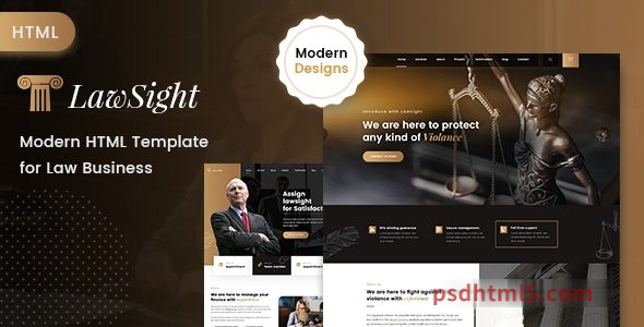 Lawsight - Law - Lawyer HTML Template-尚睿切图网