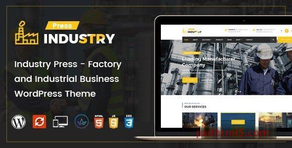 Industry Press v3.1 – Factory and Industrial Business wordpress主题-WordPress Theme-尚睿切图网