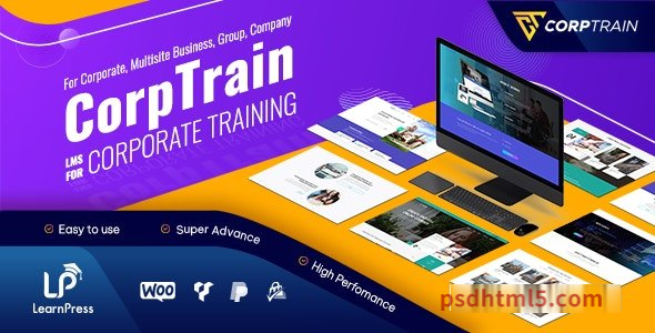 CorpTrain v3.4.2 - Corporate Training wordpress主题-WordPress Theme-尚睿切图网