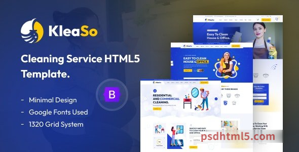 图片[1]-Kleaso - Cleaning Services HTML5 Template-尚睿切图网