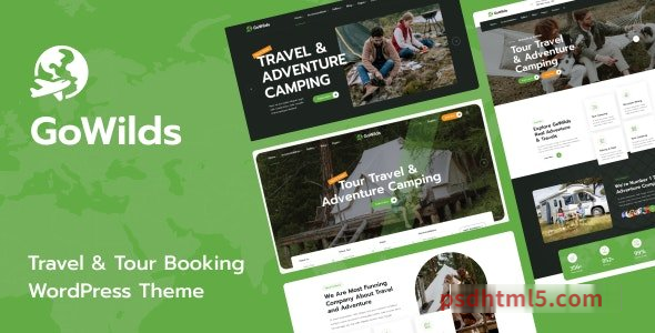 Gowilds v1.0.2 – Travel – Tour Booking wordpress主题-WordPress Theme-尚睿切图网