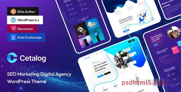 Cetalog v1.0.2 - Marketing - SEO Agency wordpress主题-WordPress Theme-尚睿切图网