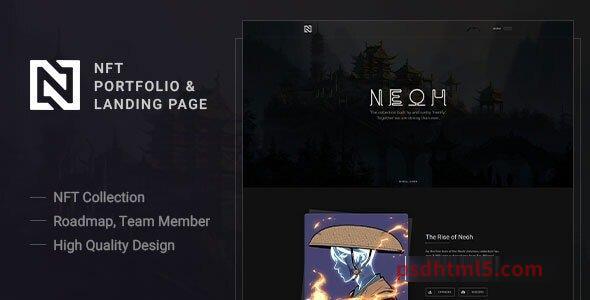 图片[1]-Neoh - NFT Portfolio and Landing Page React Nextjs Template-尚睿切图网
