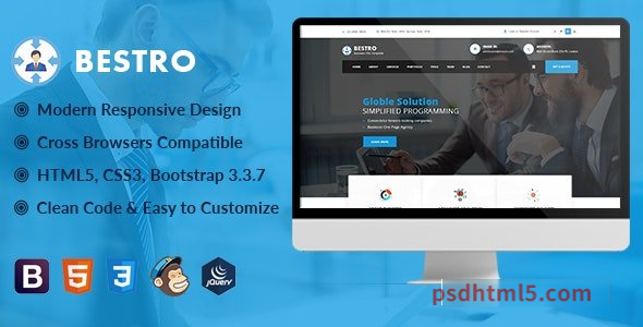 图片[1]-Bestro - Consulting Business Template-尚睿切图网