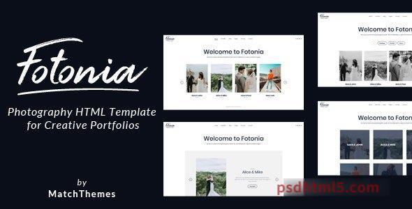 Fotonia v1.0.5 - Photography Portfolio Template-尚睿切图网