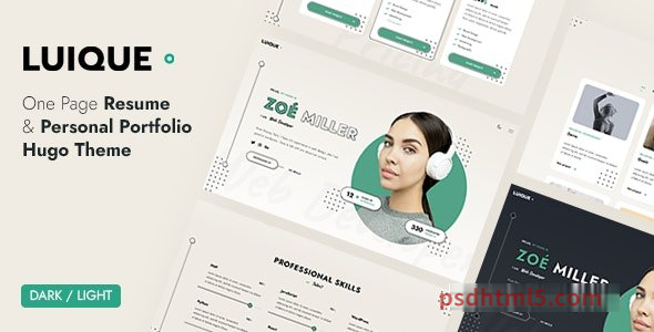 Luique – Personal Portfolio Hugo Theme-尚睿切图网