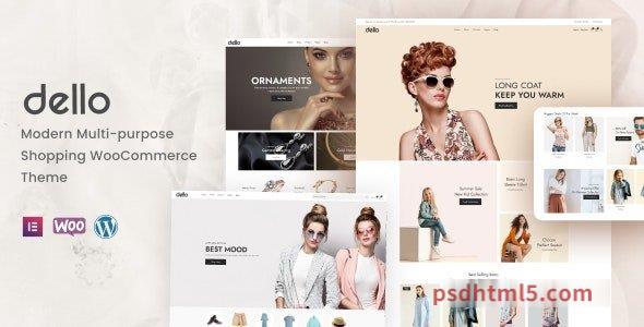 Dello v2.1 - Multi-purpose WooCommerce Theme-尚睿切图网