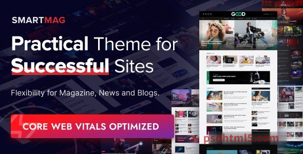 SmartMag v9.1.0 - Responsive - Retina WP Magazine-尚睿切图网