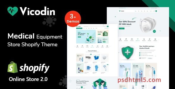 Vicodin v1.0 – Medical Equipment Store Shopify Theme OS 2.0-尚睿切图网