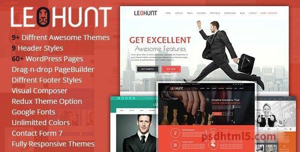 LeoHunt v1.0 - Responsive MultiPurpose wordpress主题-WordPress Theme-尚睿切图网