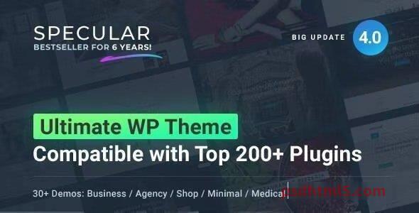 Specular v4.2.8 – Business WordPress Multi-Purpose-尚睿切图网