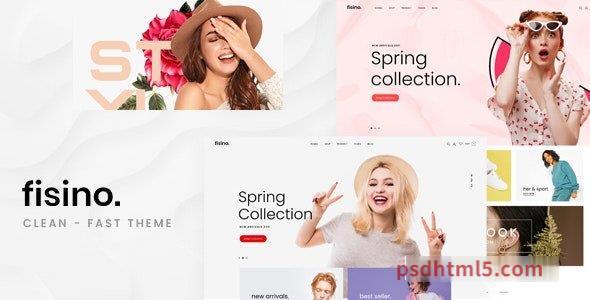 Fisino v1.2.7 – Fashion WooCommerce wordpress主题-WordPress Theme-尚睿切图网