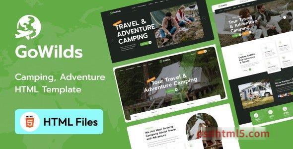 Gowilds – Travel – Tour Booking HTML Template-尚睿切图网