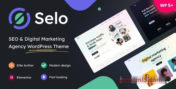 Selo v1.1.6 – SEO – Digital Marketing Agency wordpress主题-WordPress Theme-尚睿切图网