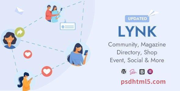 Lynk v3.5.0 - Social Networking and Community Theme-尚睿切图网