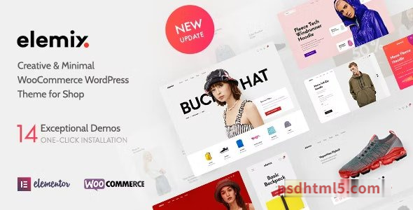 Elemix v1.2.4 – Modern – Creative Elementor WooCommerce Theme-尚睿切图网