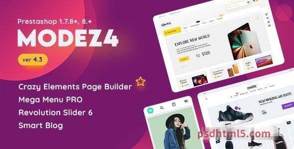 MODEZ v4.3 - Responsive Prestashop Theme-尚睿切图网