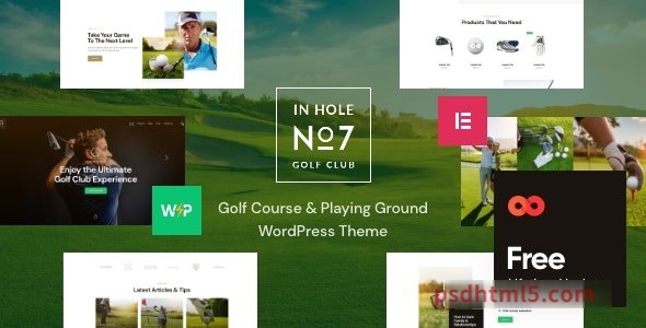 N7 v2.5.0 - Golf Club - Course Sports - Events wordpress主题-WordPress Theme-尚睿切图网