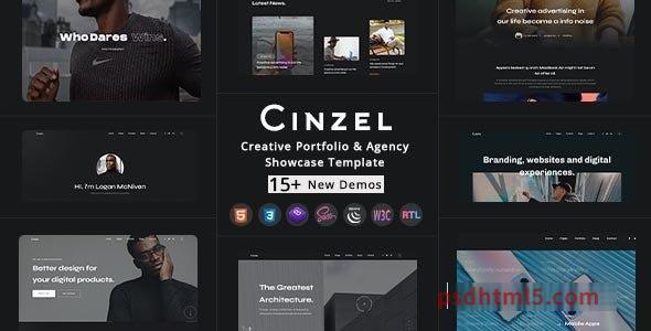 Cinzel – Creative Portfolio – Agency template-尚睿切图网