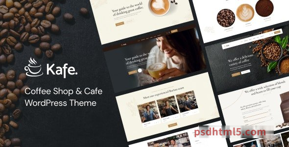 Kafe v1.0 - Coffee Theme-尚睿切图网