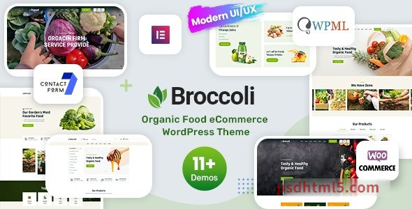 Broccoli v1.0 - Organic Shop WooCommerce Theme-尚睿切图网