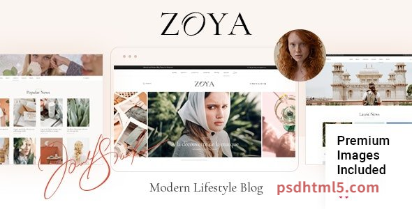 Zoya v1.2 – Lifestyle Blog-尚睿切图网