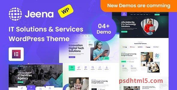 Jeena v1.0.2 - IT Solutions - Technology wordpress主题-WordPress Theme-尚睿切图网
