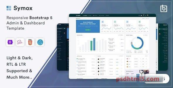 Symox v1.3.0 - Admin - Dashboard Template-尚睿切图网