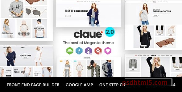 Claue v2.1.18 - Clean and Minimal Magento Theme-尚睿切图网