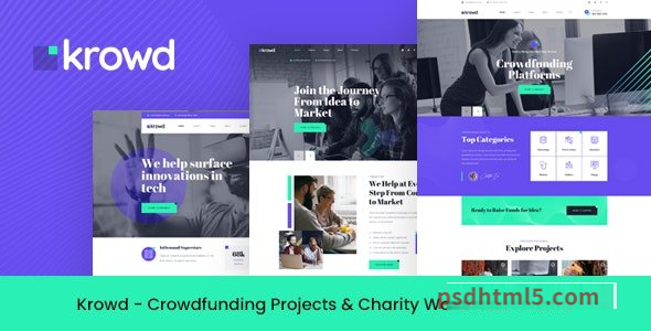 Krowd v1.2.9 – Crowdfunding – Charity wordpress主题-WordPress Theme-尚睿切图网