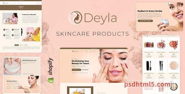 Deyla v1.2 - Skincare Shopify Store-尚睿切图网