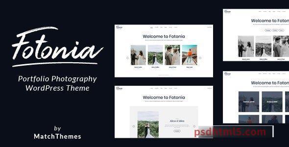 Fotonia v1.6.0 - Portfolio Photography Theme for WordPress-尚睿切图网