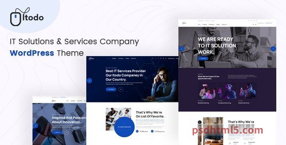 Itodo v1.0 - IT Solutions - Services Company WordPress-尚睿切图网