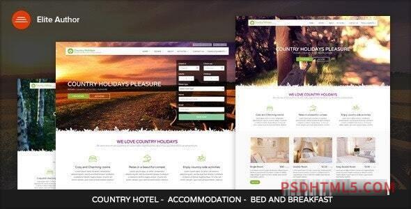 CountryHolidays v1.0 – WordPress Country Hotel and Bed-尚睿切图网