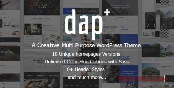 Dap v1.0 – Creative MultiPurpose wordpress主题-WordPress Theme-尚睿切图网