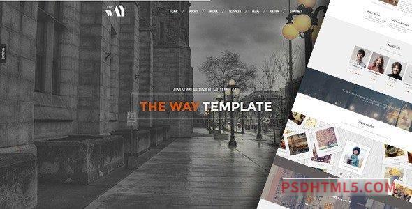 The Way v1.0 - Creative OnePage - MultiPurpose WP Theme-尚睿切图网