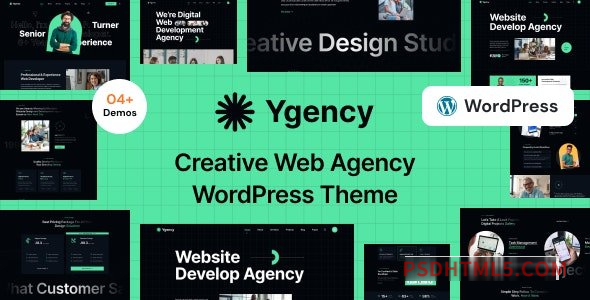 Ygency v1.0.3 - Web Design Agency wordpress主题-WordPress Theme-尚睿切图网