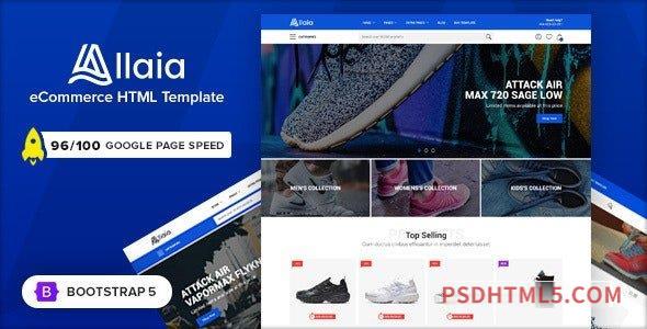 Allaia v1.7 - eCommerce HTML Template-尚睿切图网