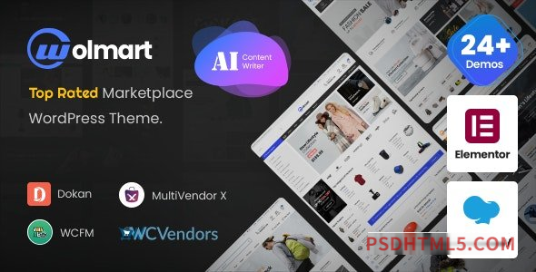 Wolmart v1.3.0 – Multi-Vendor Marketplace WooCommerce Theme-尚睿切图网