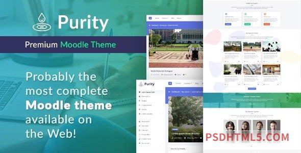 Purity – Premium Moodle Theme-尚睿切图网