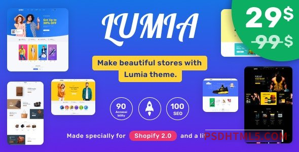 Lumia v1.2.9 - Multipurpose Shopify Theme OS 2.0 - Multilanguage - RTL Support-尚睿切图网